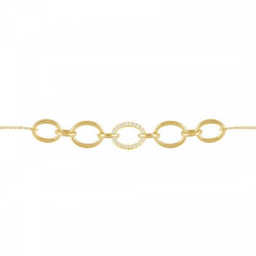 9B1989OX Bracelet Or 9k empierré bijouterie PINTO Ophélie Jussey Haute-Saône