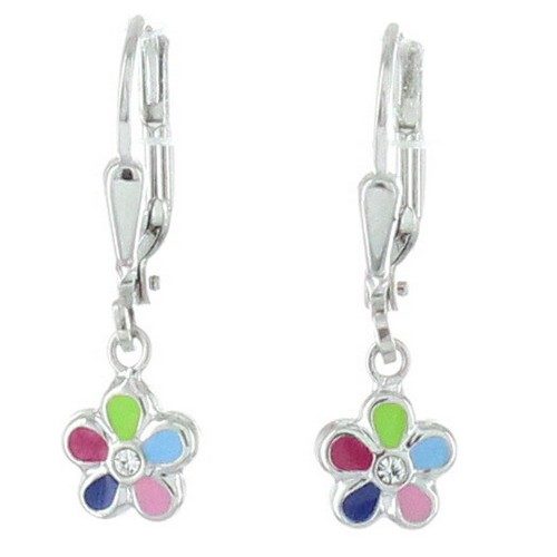 boucles d'oreilles fleur dormeuse enfant bijouterie pinto jussey haute saone