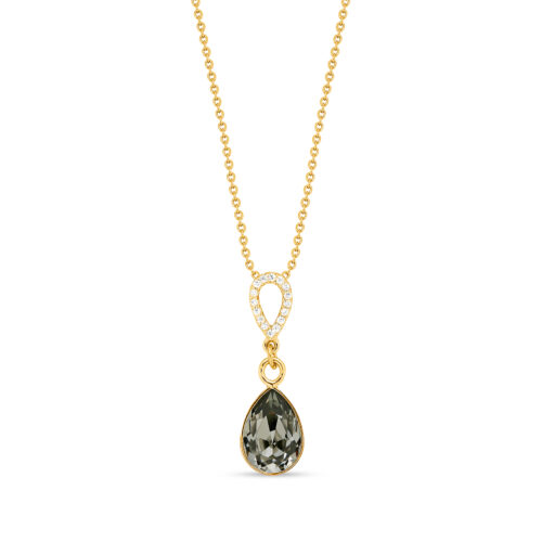 collier SPARK Swarovki plaqué or bijouterie pinto jussey