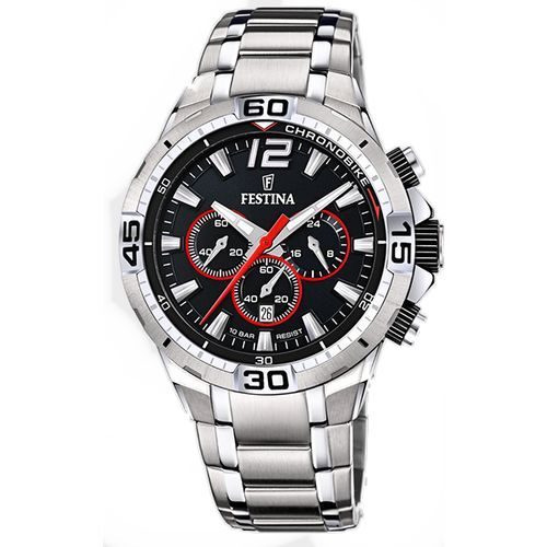 Montre homme Festina F20522/6 acier chronobike 2020 bijouterie PINTO Ophélie Jussey Haute-Saône