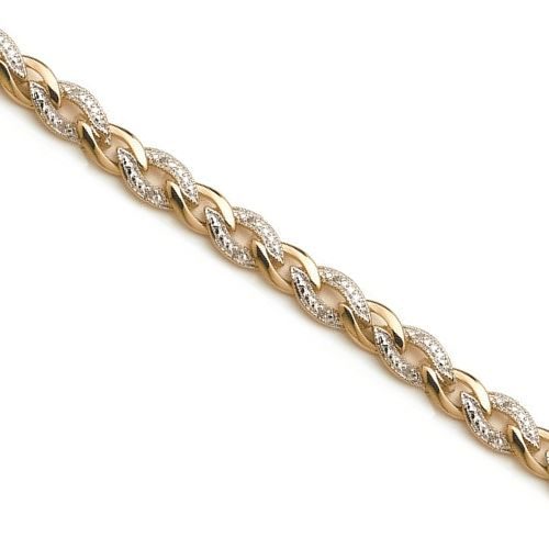 bijouterie pinto jussey 970707 Bracelet plaqué or empierré