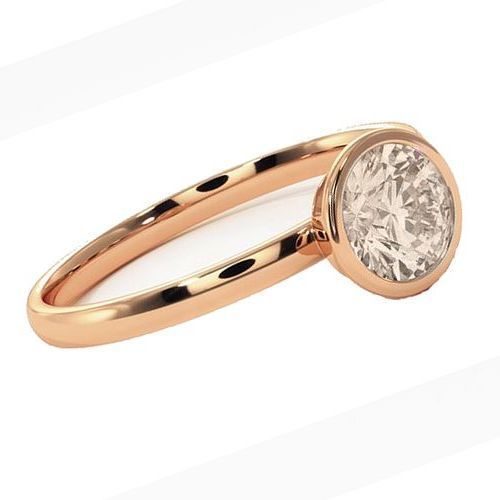 bijouterie pinto jussey 19904MGTR Bague Or 18k 2 Rose Morganite T54
