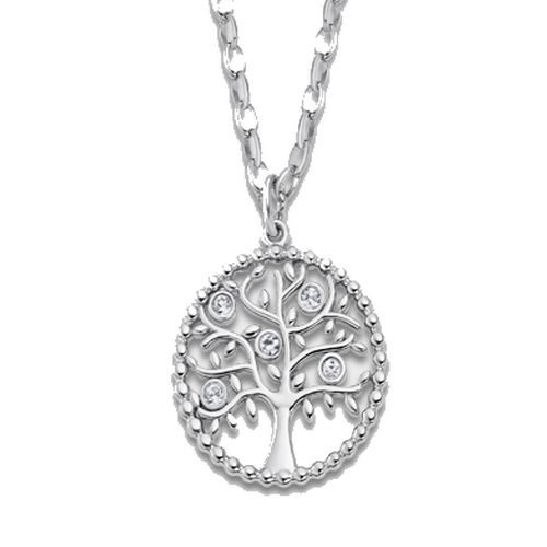 ls2194-1/1 Collier acier femme Lotus Style arbre vie