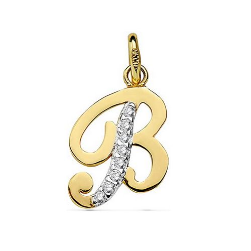 Pendentif Or 18k Initiale B - Bijouterie Pinto Jussey Haute-saone