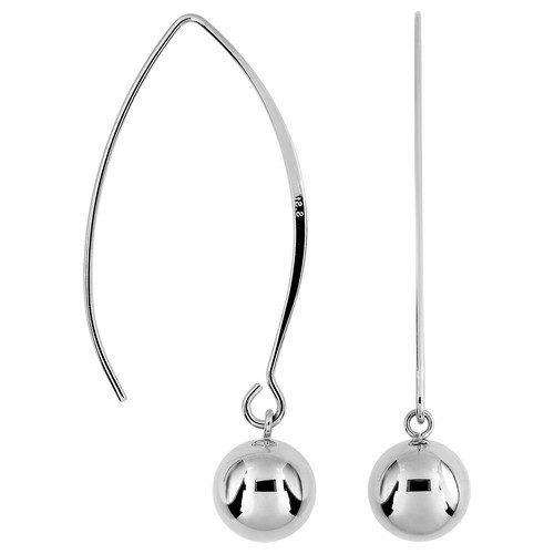 bijouterie pinto jussey 435357 Boucles d'oreille acier boule