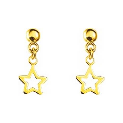 bijouterie pinto jussey 9k8466 Boucles d'oreille Or 9k étoile