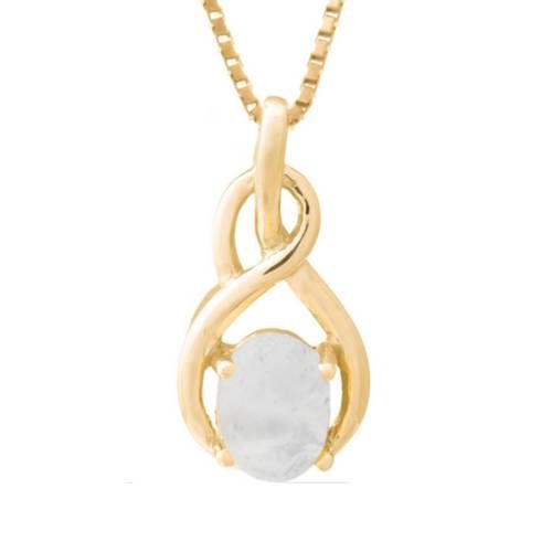 bijouterie pinto jussey Collier plaqué or Pierre de Lune