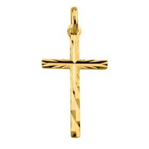 bijouterie pinto jussey Médaille Croix Plaqué or 1003982