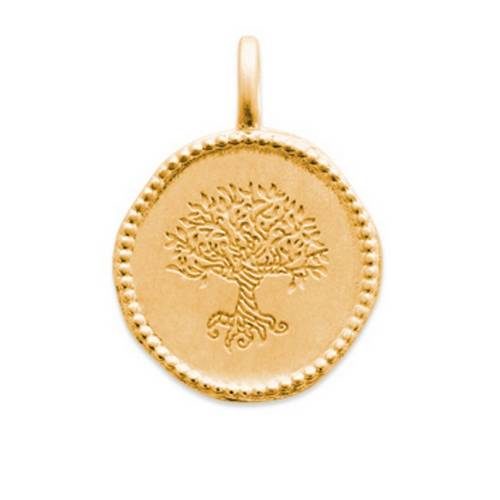bijouterie pinto jussey Médaille Plaqué or Arbre de vie 2769100