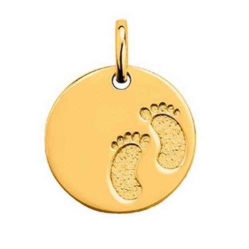 bijouterie pinto jussey 70259 Médaille Plaqué or Pieds