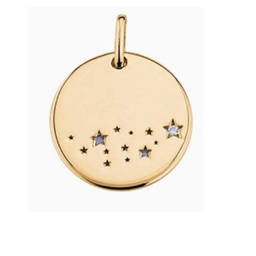 bijouterie pinto jussey 7033901 Médaille Plaqué or Constellation