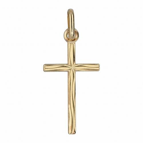 bijouterie pinto jussey Médaille Croix Plaqué or 979380