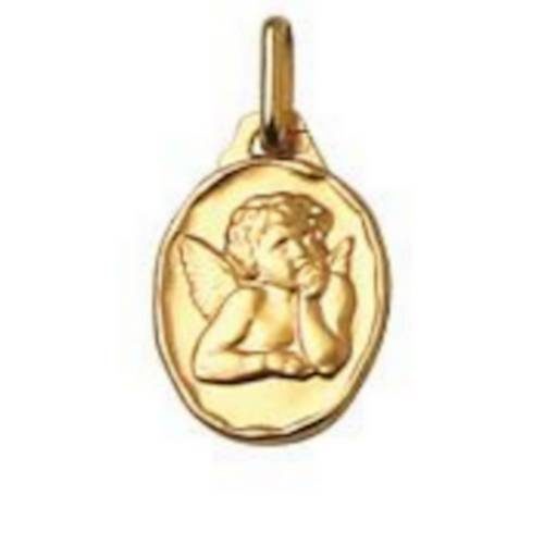 Médaille Plaqué or Ange H551J