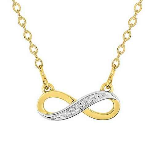 Bijouterie PINTO à Jussey en Haute-Saône Collier plaqué infini BSCL60Z40