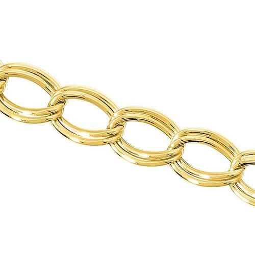 Bracelet Or 18K grosse maille double