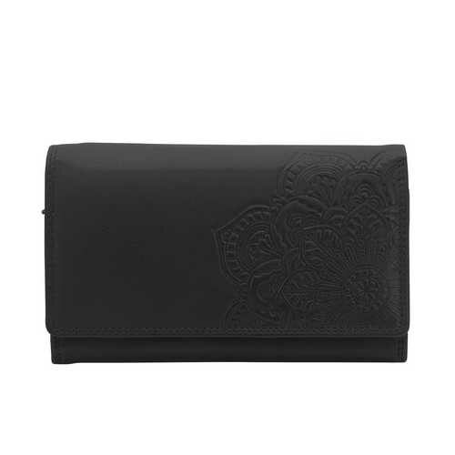 Portefeuille Cuir femme noir Bijouterie PINTO à Jussey en Haute-Saône