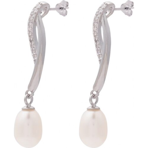 Boucles d'oreille argent Perle de culture SP 506