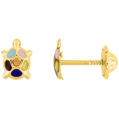 Boucles d'oreille Or 9k Tortue 29LM69JL
