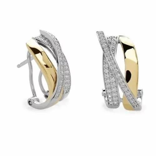 Boucles d'oreille argent LineA 19114A