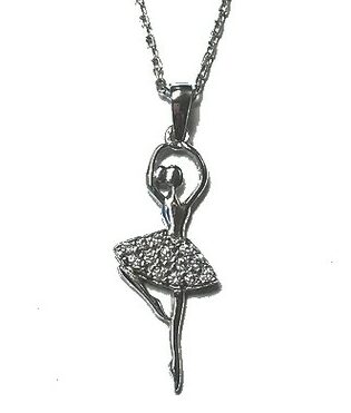 C41839 Collier argent danseuse Bijouterie pinto Jussey haute-saone