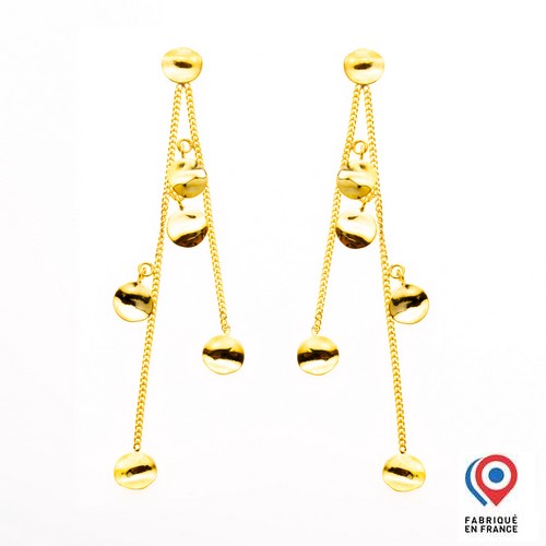 Boucles d'oreille Or 9k BE1192CNJ