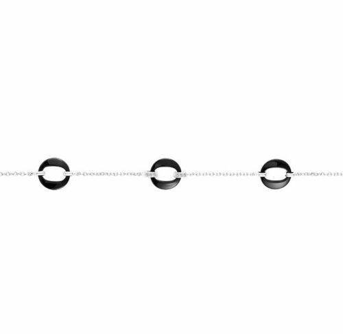 Bracelet argent céramique 1.32.0059 n
