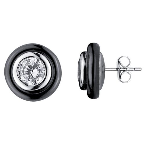 Boucles d'oreille argent céramique 1.42.0022