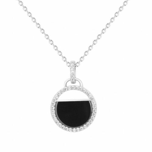 Collier argent céramique 1.72.0152