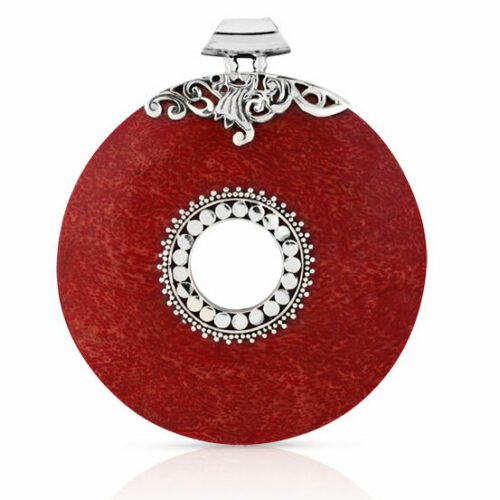 Pendentif argent corail gorgone CR 212