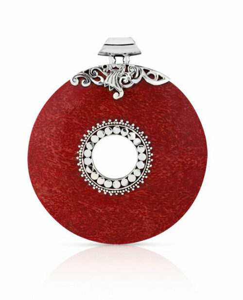 Pendentif argent corail gorgone CR 212