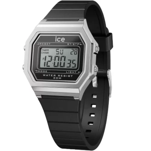 Ice Watch Digit retro Black Silver 022063 Bijouterie pinto Jussey haute saone