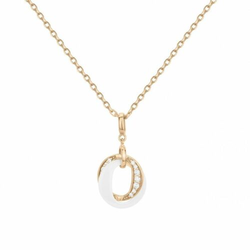 Collier plaqué or céramique1.76.0002