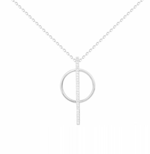 Collier argent barrette 70700390 Bijouterie pinto à jussey