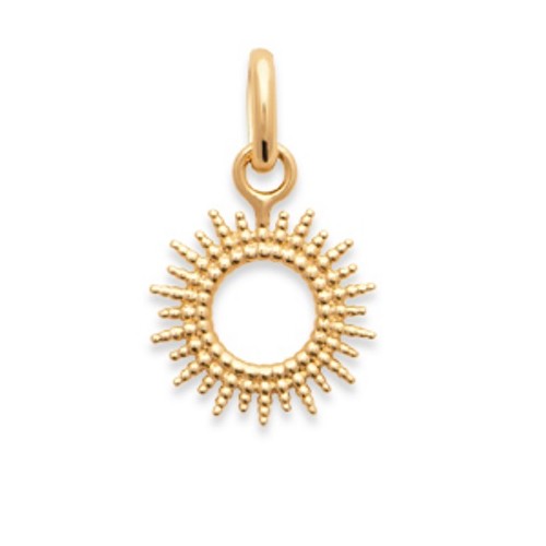 Pendentif plaqué or mini soleil 2767400 Bijouterie pinto à jussey