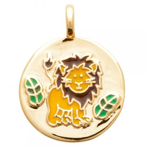 2776400 Pendentif enfant plaqué or lion Bijouterie pinto à jussey