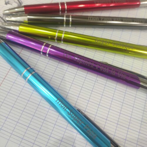 stylo personnalisable cadeau fon année maitresse atsem, réussite examen cadeau original.