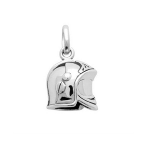 Pendentif Argent casque pompier