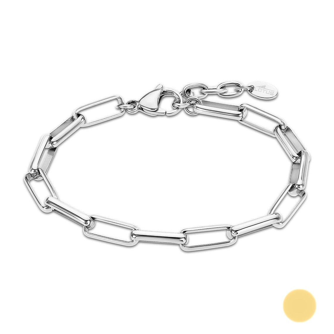 F Bracelet acier Lotus lS2230/2 tout métal maille rectangle