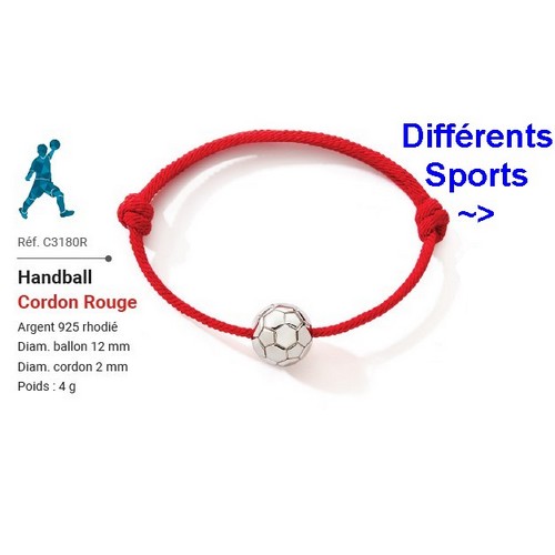 Bracelet sport life couleur motif argent sport pour les passionnés. cordon couleur. homme, enfant et ado.