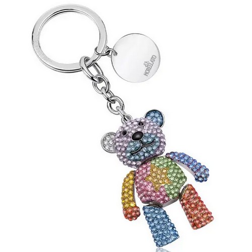 SD0400 Porte clés morellato Ourson pierre Multicolore