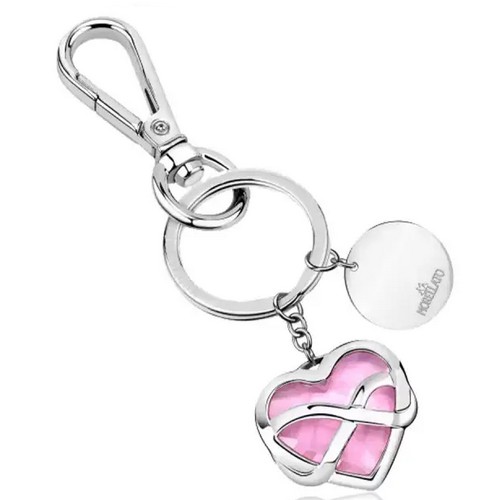 SD7162Porte clés morellato Coeur Infini rose personnalisable