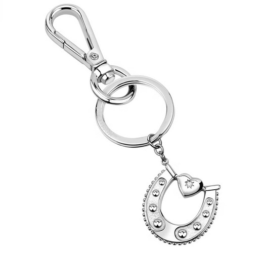 sd07165 Porte clés acier Fer cheval porte bonheur