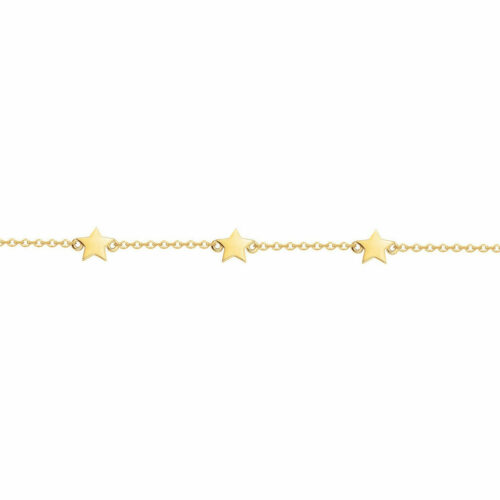 Bracelet Plaqué or 3 étoiles 76300206