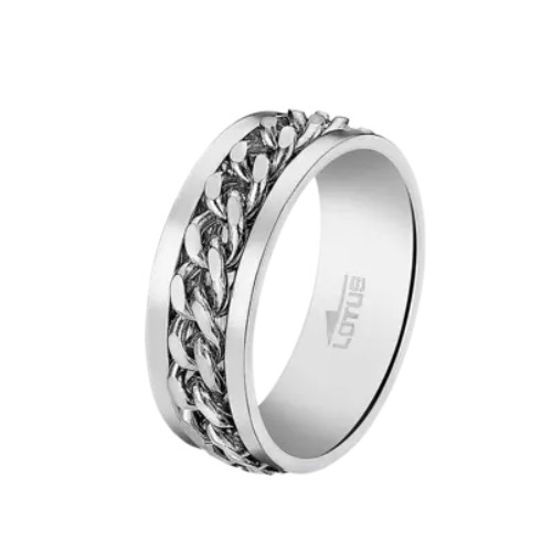 Bague Homme Lotus Acier chaine LS2394/3