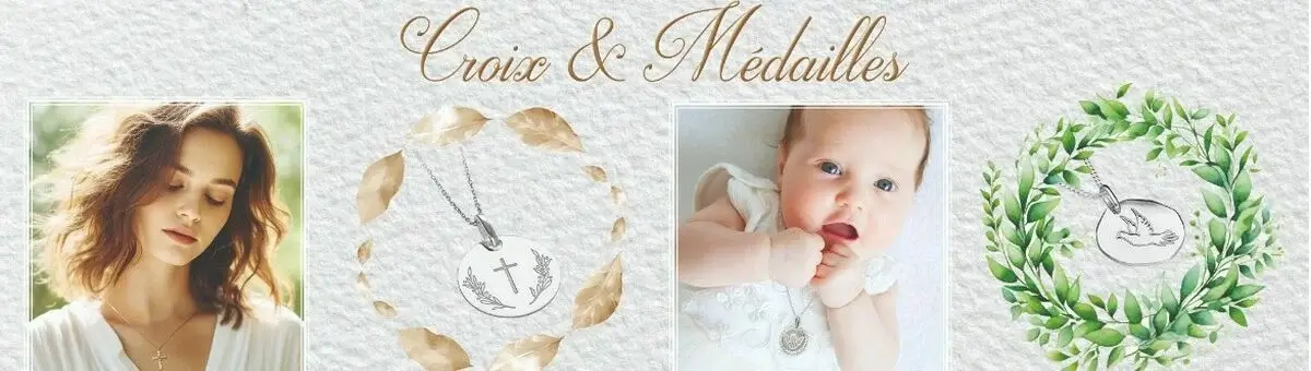 Découvrez notre collection de bijoux pour Baptême à la Bijouterie Pinto.