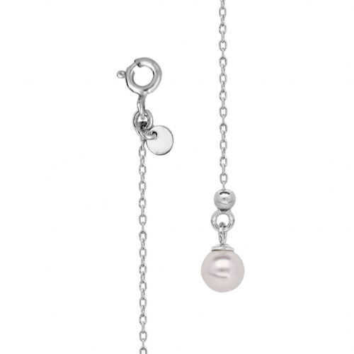 jolie Chaine rallonge de dos Argent Perle, sublimer votre dos nu. mariage. Livraison gratuite à partir de 100€. Bijouterie Pinto Jussey Haute-Saône.