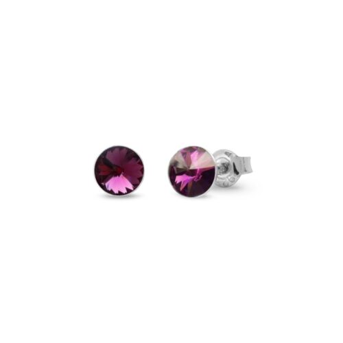 Boucles d'oreilles Candy Studs violette A363AM