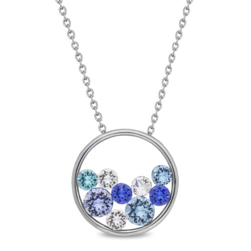 Collier Acier Spark Circles of Light S026A