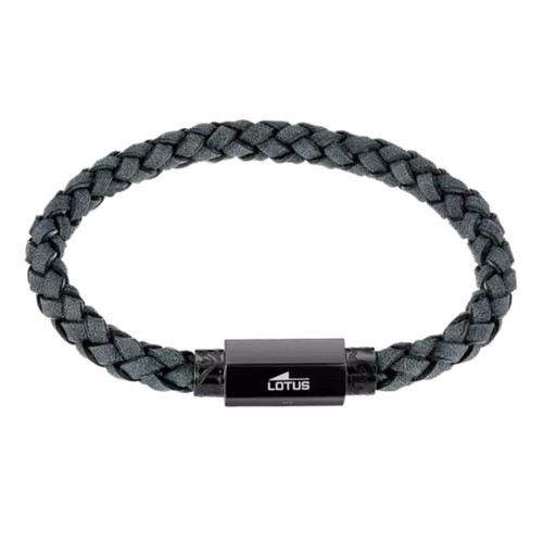 bracelet acier homme Lotus Gris LS2381/2/3 tressé rond gris