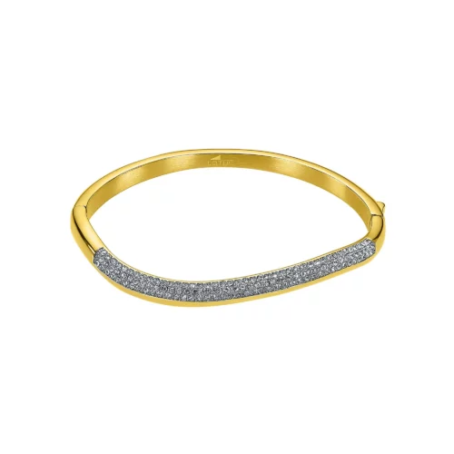F bracelet jonc Lotus doré LS2582 2/2